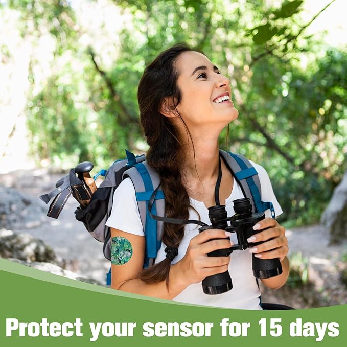 G7 Adhesive Patch 20Pack Waterproof Over Patches for G7 & Stelo CGM Tape Non-Glue Central Stelo Overpatch Hypoallergenic & Latex-Free Long Stay for 15 Days