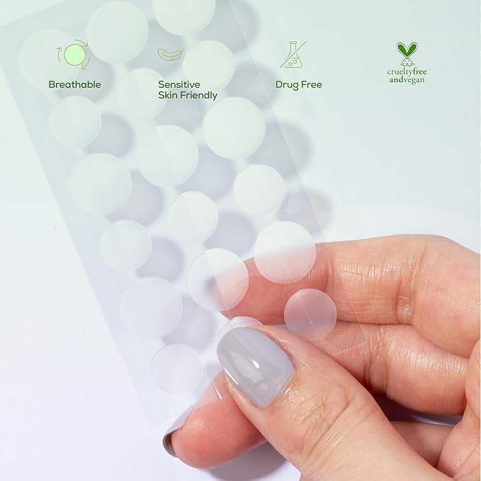 Hanhoo Soothing Blemish Patch with Aloe, Madecassic Acid, and Tea Tree Extract | Hydrocolloid Spot Treatment | Calms Pre-stage, Irritated, and Popped Blemishes 216 count