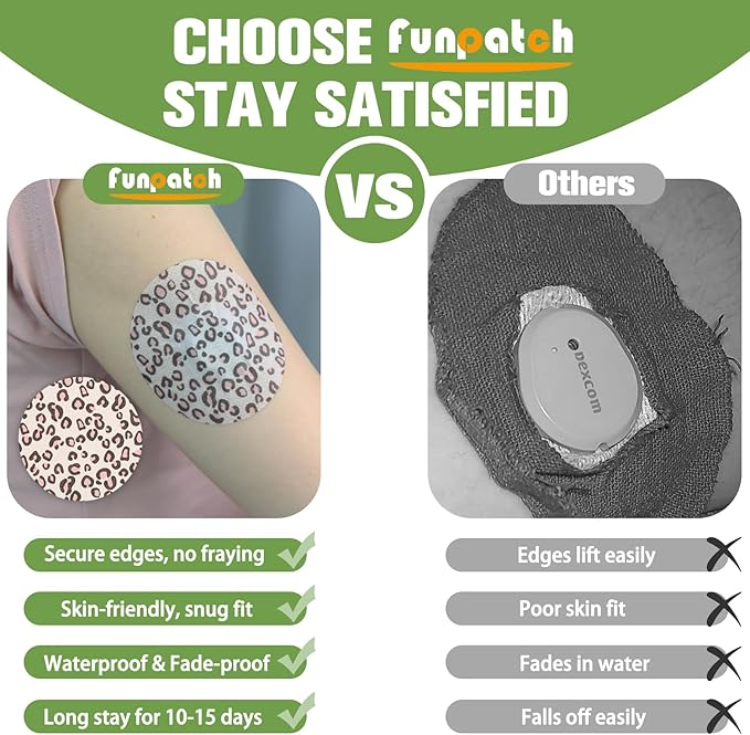 G7 Adhesive Patches Waterproof 20Pack G7 & Stelo Over Patches Flexible CGM Tape Non-Glue Central Full Cover Hypoallergenic & Latex-Free Stelo Overlay Patch for 15 Days Long Stay