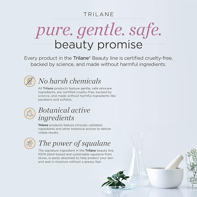 Trilane Retinol + Vitamin C with Squalane, Visibly Reduces the Signs of Aging for Softer, Smoother, More Radiant Skin with Zero Irritation, 1 fl. oz.