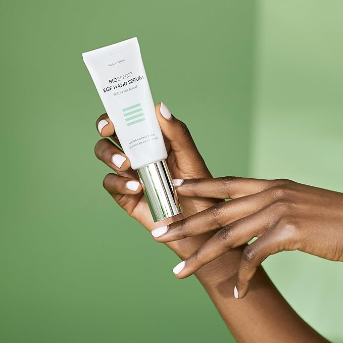 Bioeffect EGF Hand Serum, Anti-Aging Moisturizing Repair Cream, Dry Hand Lotion with Hyaluronic Acid & Brightening Niacinamide to Fight Wrinkles & Age Spots, Travel-Size