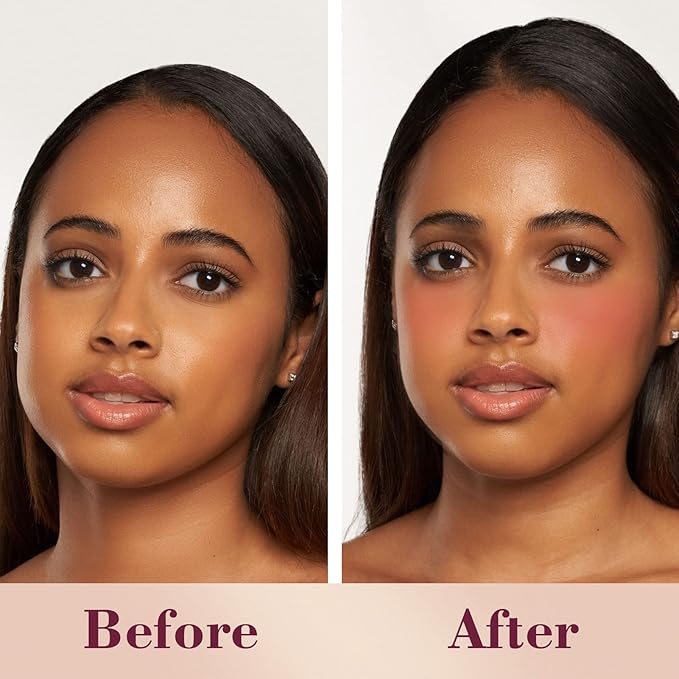 Cilrofelr Dewy Liquid Blush, Soft Cream Liquid Blush Coral Red)