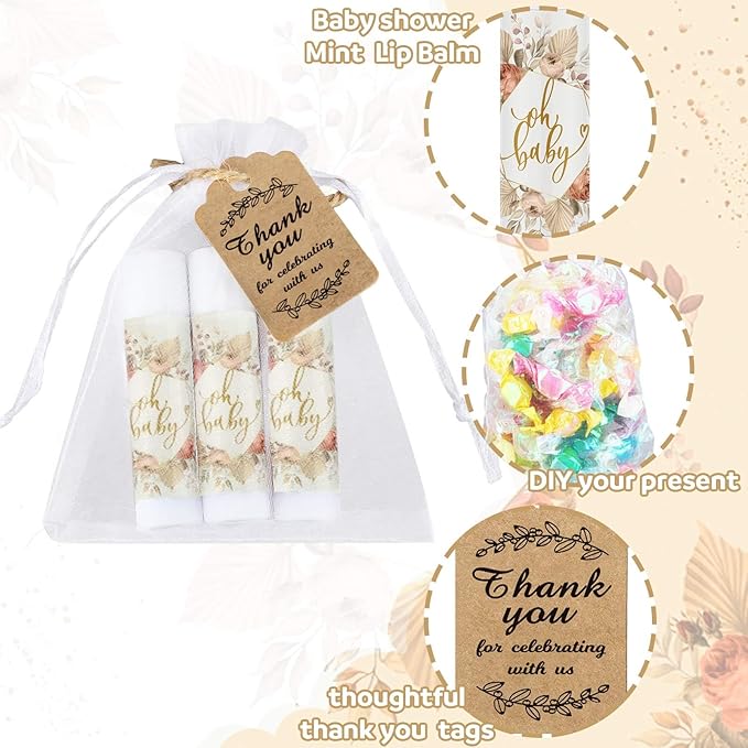 Demissle 50 Pcs Baby Shower Lip Plants)