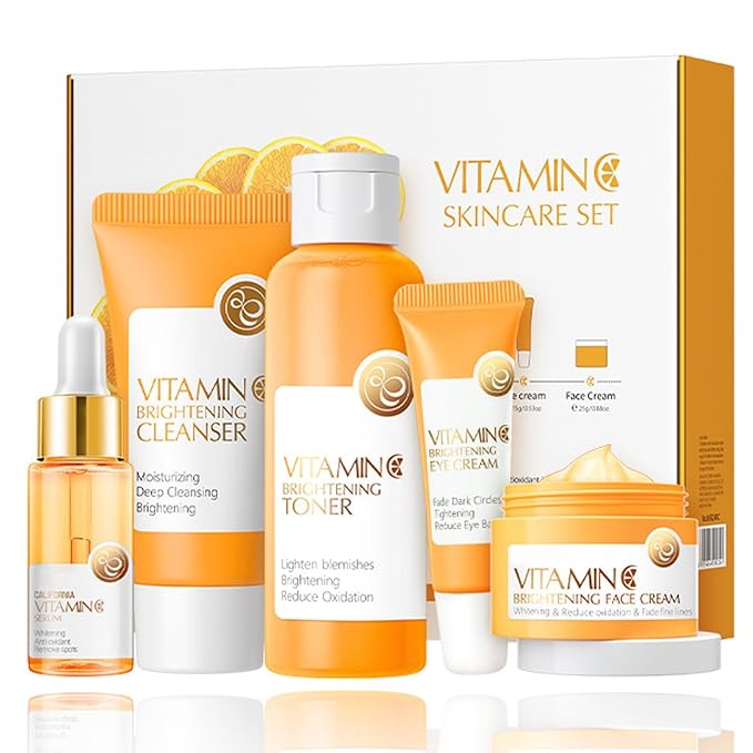 Vitamin C 5-Piece Skincare Set Brightening