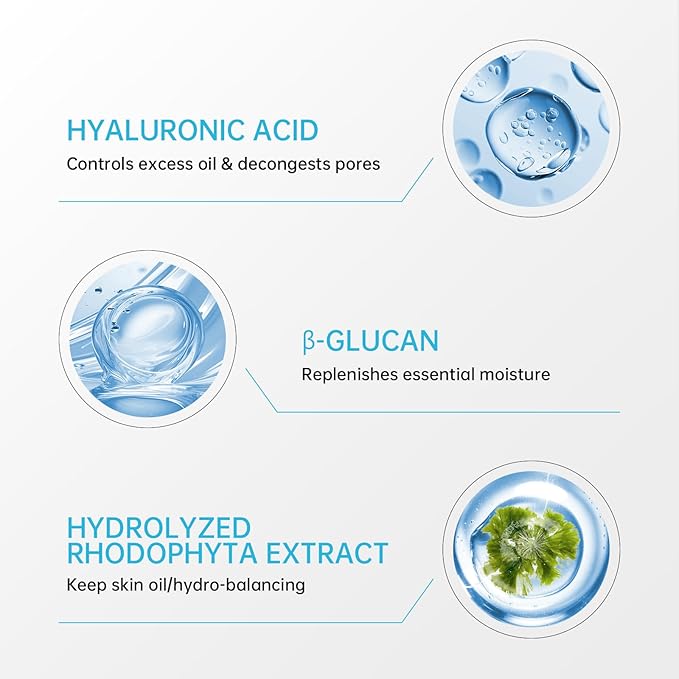 Z:SEA Face Wash, Gentle Exfoliating Cleanser with Hyaluronic Acid, Facial Foaming Cleanser Removes Dead Skin Cells for Soft, Smooth, Hydrated Skin (110ml/3.72 fl.oz.)