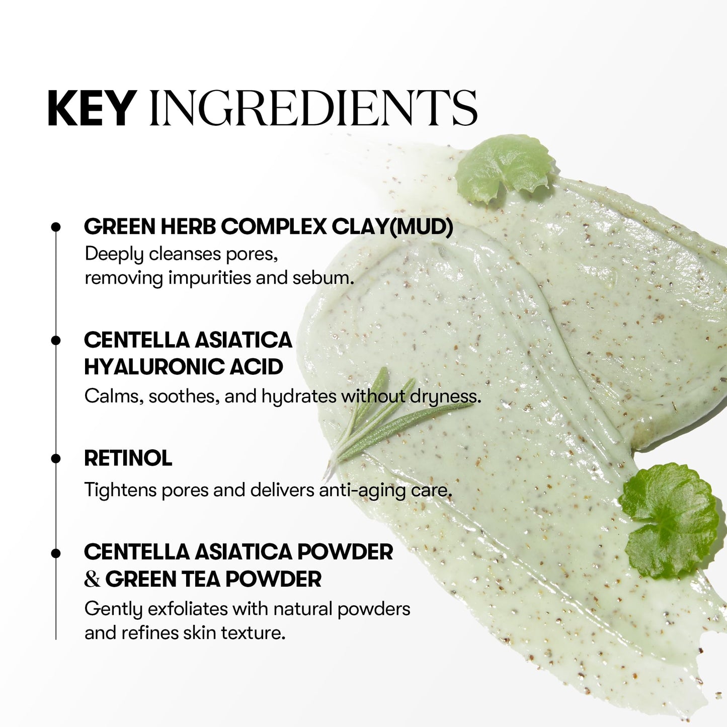 VT COSMETICS CICA Mask Cleanser, 2-in-1 Facial Wash, Non-Drying Clay Mask, Gentle Pore Care, Exfoliating, Hydrating, Centella Asiatica for Acne-Prone & Sensitive Skin, Korean Skincare (4.05 fl. oz)