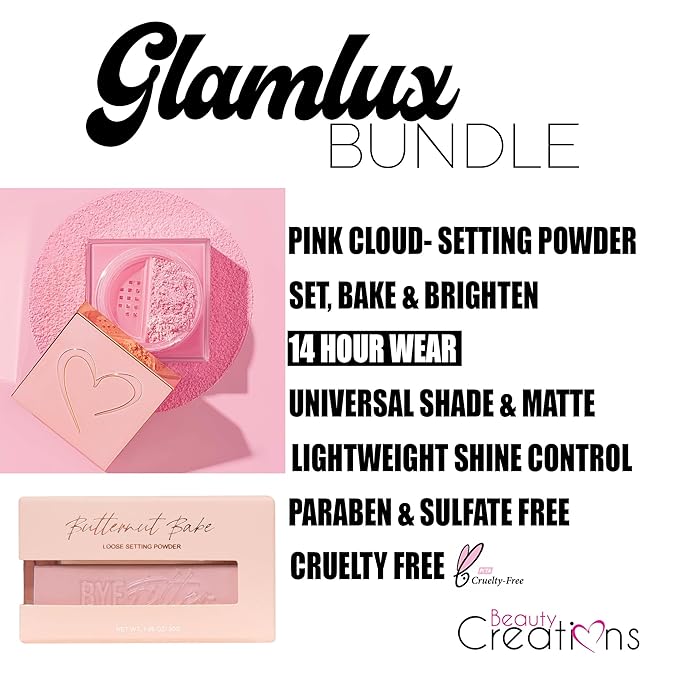 Beauty Bundle Beauty Creations Pink Cloud Pink Loose (Light Umber)