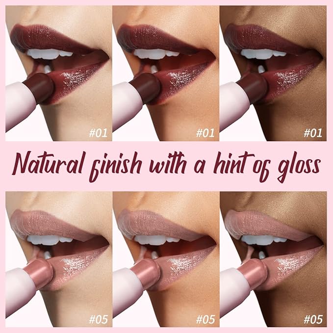 2PCS Tinted Lip Balm Chapstick Hydrating/Coloring