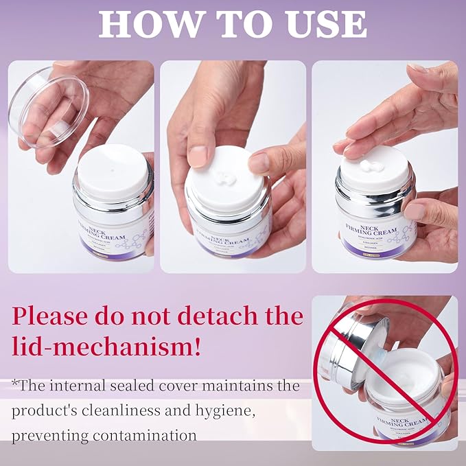 Neck Creams for Tightening and Firming, Retinol Cream for Face, Tighten and Lift Neck Firming Cream, Anti Aging Face Moisturizer with Collagen, Hyaluronic Acid for Sagging Skin, Wrinkle, 1.7 Fl OZ