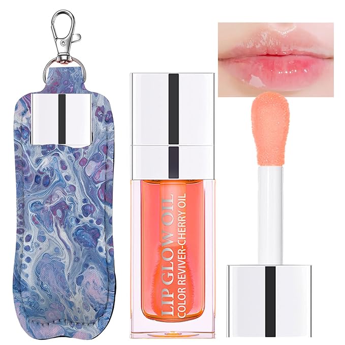 Hydrating Lip Glow Oil, Plumping Watery