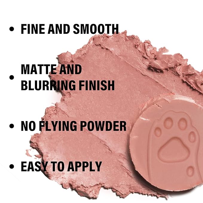 Boobeen Matte Blush Palette for Cheek, Pink Blush