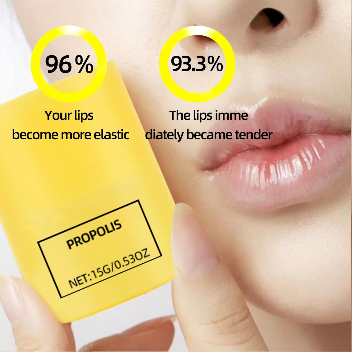 Honey Lip Butter, 12hrs Long-lasting Moisture, Gentle Exfoliation, Hygienic Twist Dispenser,korean skin care
