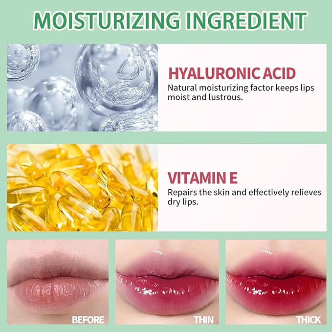 6 Colors Lip Tint Stain Set, Korean Lip