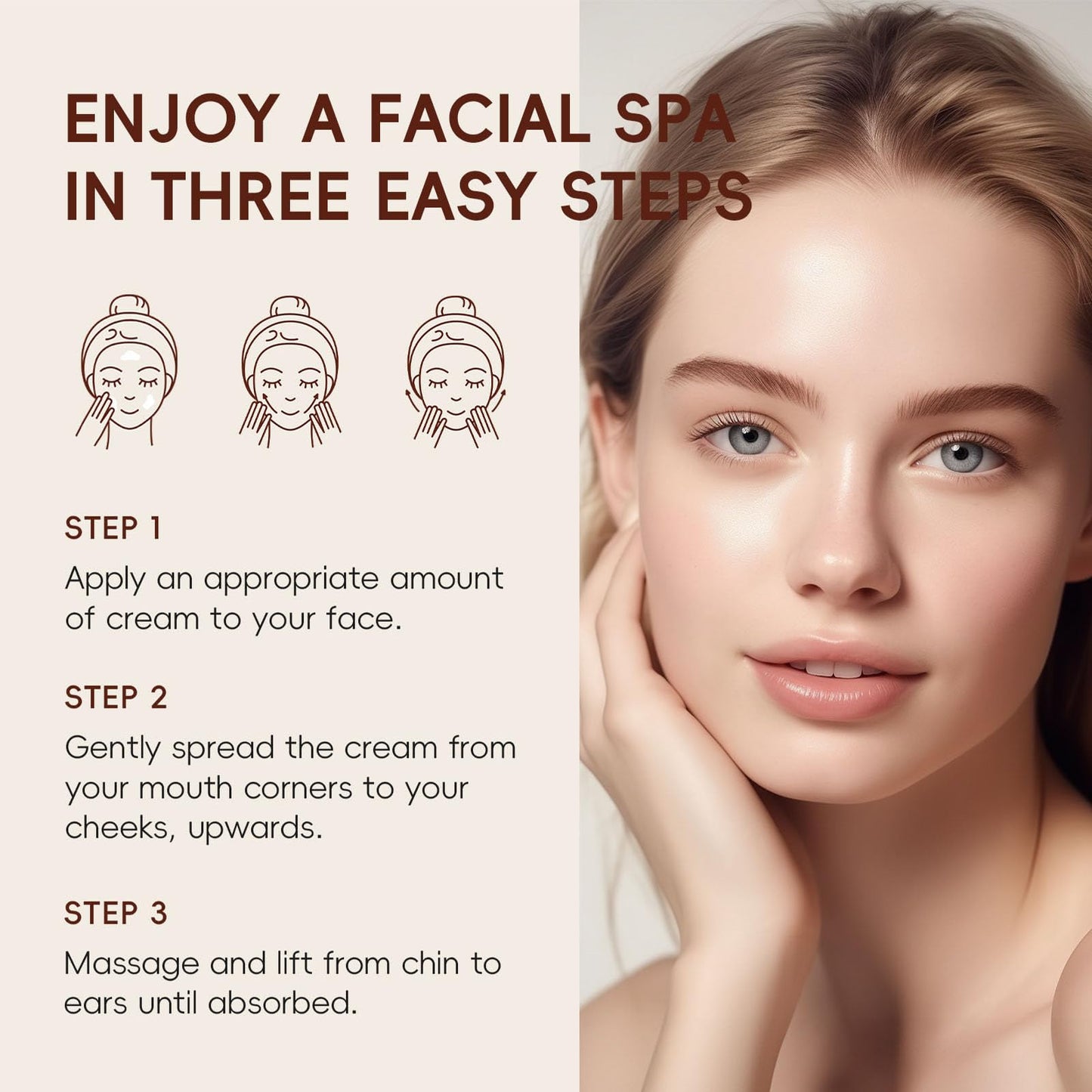 Skin Care Set - Rice Face Moisturizer Cream & Rice Serum (2 Products) Moisturizer for Face,Hydrating Targets Dryness,Pore Minimizing,Deep Nourishment,Strengthens Skin Barrier,All Skin Types,1.66 oz