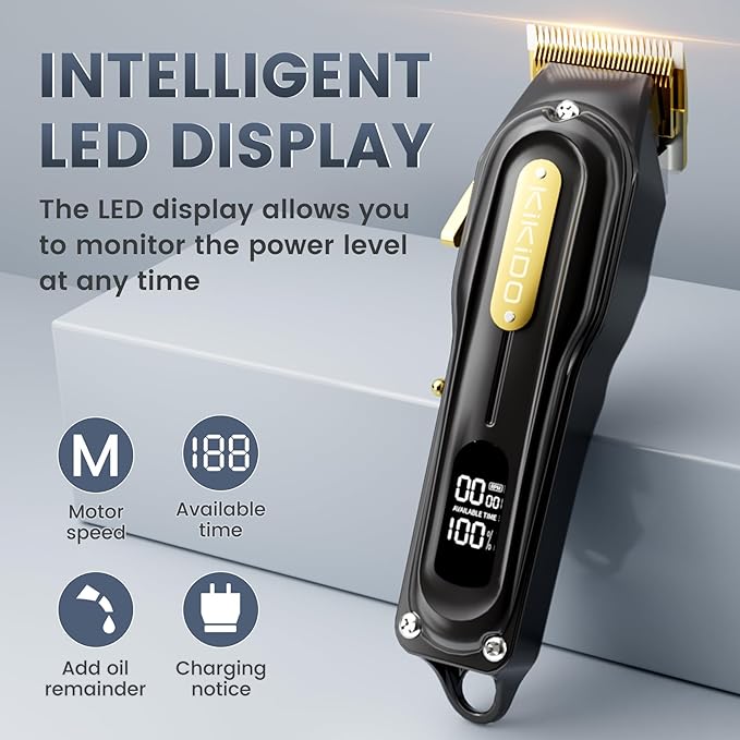 KIKIDO Cordless Electric Hair Clippers