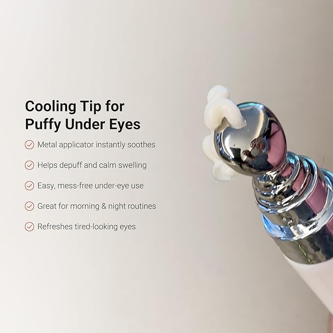 LifeCell All-in-One Eye Treatment – Anti-Aging Under Eye Cream for Puffiness, Dark Circles & Wrinkles – With Retinol, Vitamin C, Peptides & Hyaluronic Acid – Cooling Application