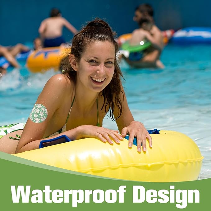 G7 Over Patches 20 Pack Waterproof Adhesive Patch for Dexcom G7 & Stelo CGM Tape Non-Glue Central Stelo Overpatch Hypoallergenic & Latex-Free Long Stay for 15 Days