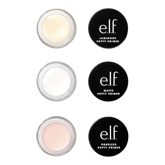 e.l.f. Cosmetics Putty Primer Trio, Includes Poreless Putty, of 1) 0.14 Oz