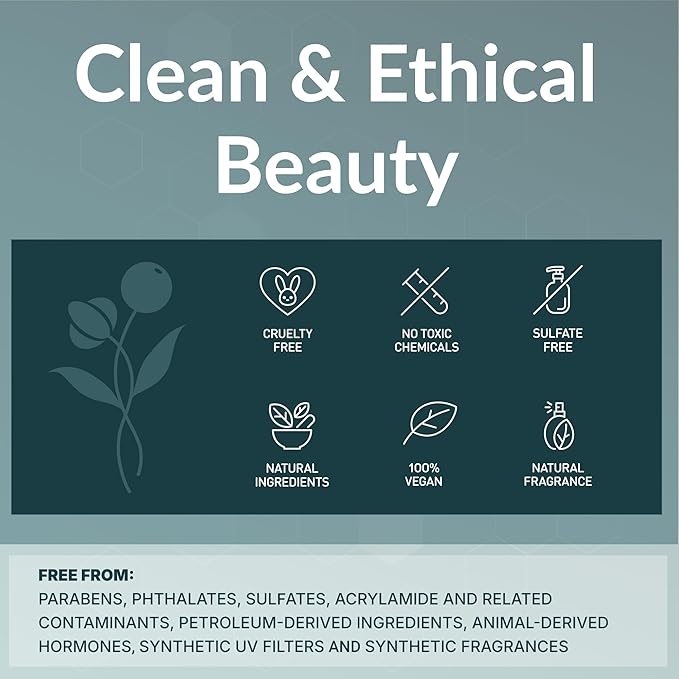 Daily Radiance Face Serum with Vitamin C & Hyaluronic Acid | Hydrates, Brightens & Fights Aging, Protects from Sun Damage | With Botanical Extracts, Adaptogens & Nourishing Oils | 30ML