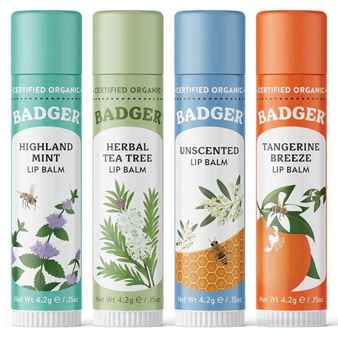 Badger - Classic Lip Balm Green