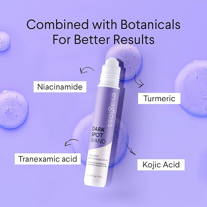 Dark Spot Remover for Face Wand: Age Spot Sun Spot Post-Acne Brown Spot Correcting Serum - Melasma Freckle Pigmentation Blemish Removal, with Niacinamide Tranexamic Acid 15mL