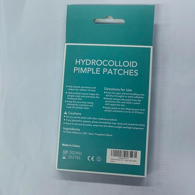 Pimple Patches for Face, Hydrocolloid Acne Patches, Invisible Zit Patches for Face, Acne Spot Treatment Patch Cystic Blemish Patches Zit Stickers for all Skin Colors (360 Counts)