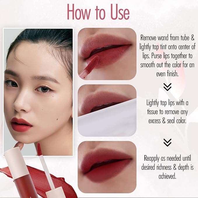 ALLIONE Korean Lip Tint Balm, Moisturizing Tinted Lip