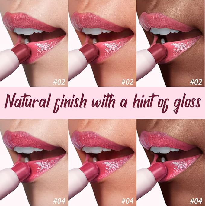 2PCS Tinted Lip Balm Chapstick Hydrating/Coloring