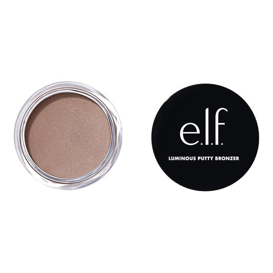 e.l.f. Luminous Putty Bronzer, Lightweight Putty-to-Powder Bronzer For