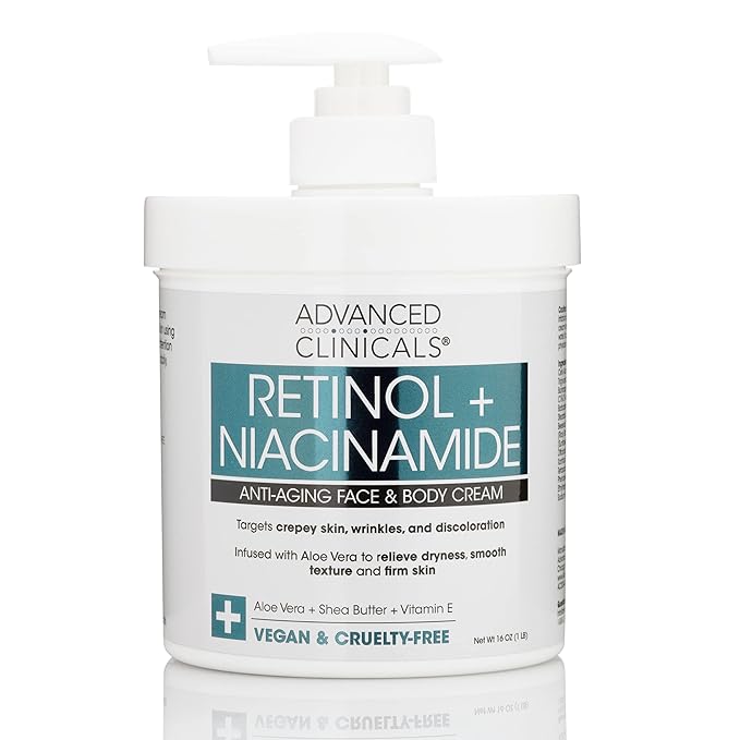 Advanced Clinicals Retinol Body & Face Aging