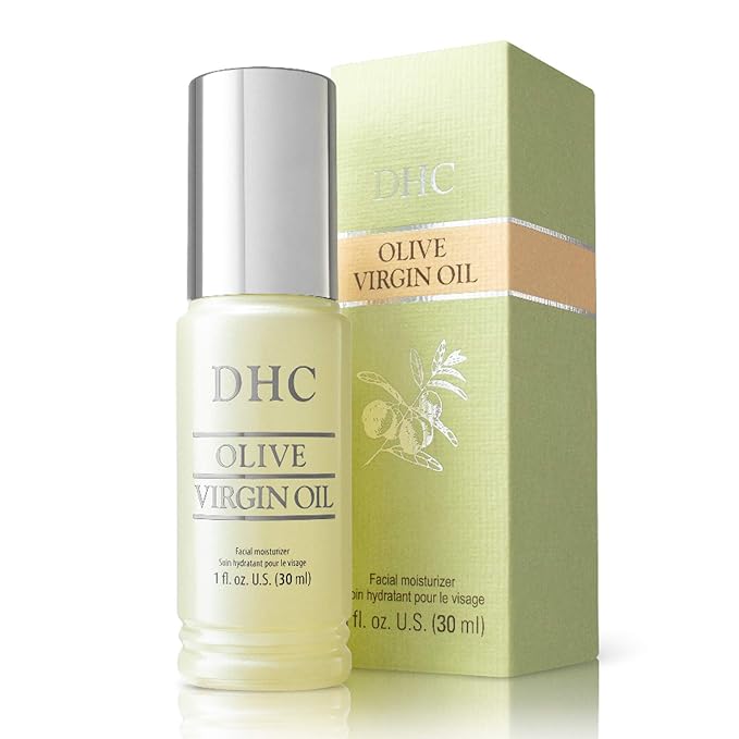 DHC Olive Virgin Oil and Olive Virgin Oil Mini, Facial Moisturizer, Hydrating, Nourishing, Lightweight, Fragrance and Colorant Free, All Skin Types, 1 fl. oz. and 0.16 fl. oz.
