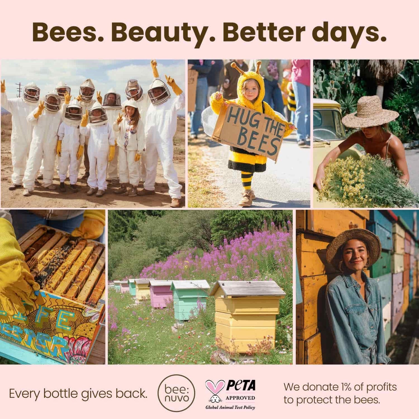 beenuvo Honey & Collagen Lip Butter, Hydrating Lip Treatment, Overnight Lip Mask, Moisturizing Lip Balm with Jojoba Oil & Squalane, Lip Care, Korean Skin Care (0.45 oz)