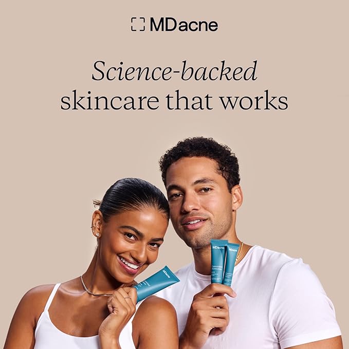 MDacne Dark Spot Remover For Face & Body, 40ml - Improves Skin Brightness, Texture & Tone, Oil-Free for Sensitive & Acne-Prone Skin, AHA & BHA Enhances Skin Radiance, 40 ml (Pack of 1)