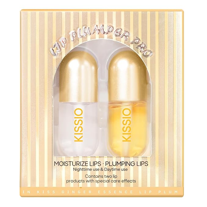 KISSIO Lip Plumper,2 PCS Natural Lip