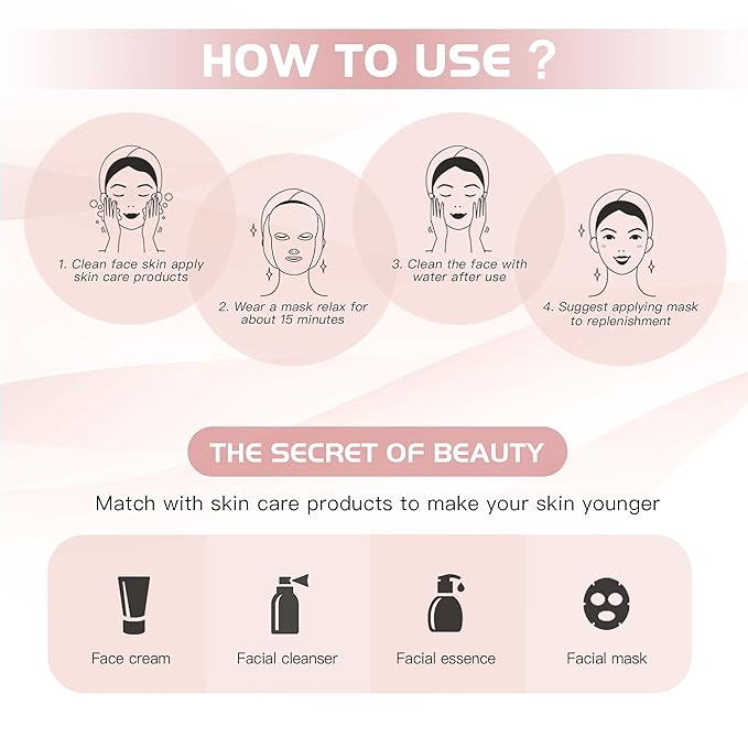 HXDZFX LED FACIAL LIGHT THERAPY MASK(HK207)