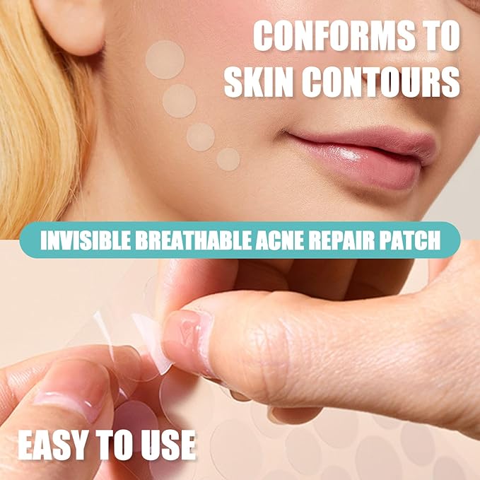 New Pimple Patches for Face, 3 Different Sizes Hydrocolloid Acne Patches, Pimple Patch Pimple Stickers for Covering Zits and Blemishes, Zit Patches Sticker for Face and Skin (X35 X2 X3)