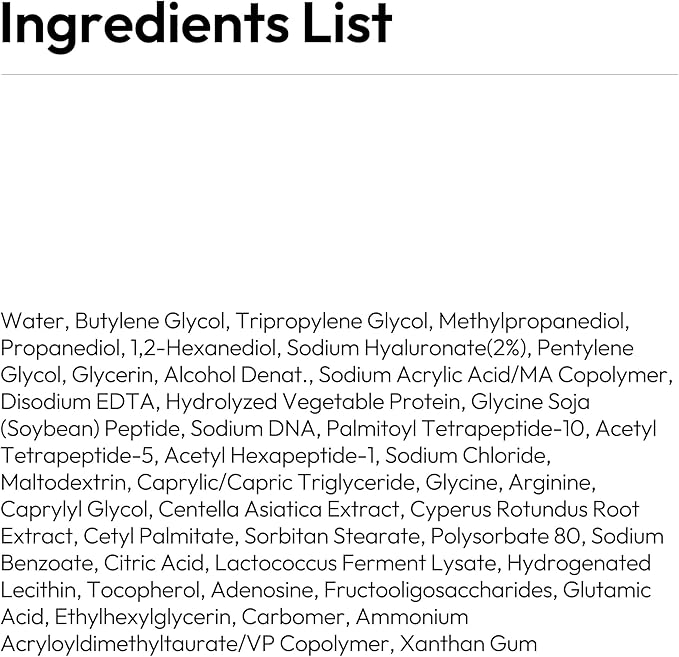 LAYERLAB Hyaluronic Acid Serum for Face, Layerlab 2% Hyaluronic Acid PDRN Multi-Peptide Glow Firming Hydrating Face Serum for Dry Dull Skin Korean Skin Care, 2% Hyaluronic First Essence 3.38 fl. oz.