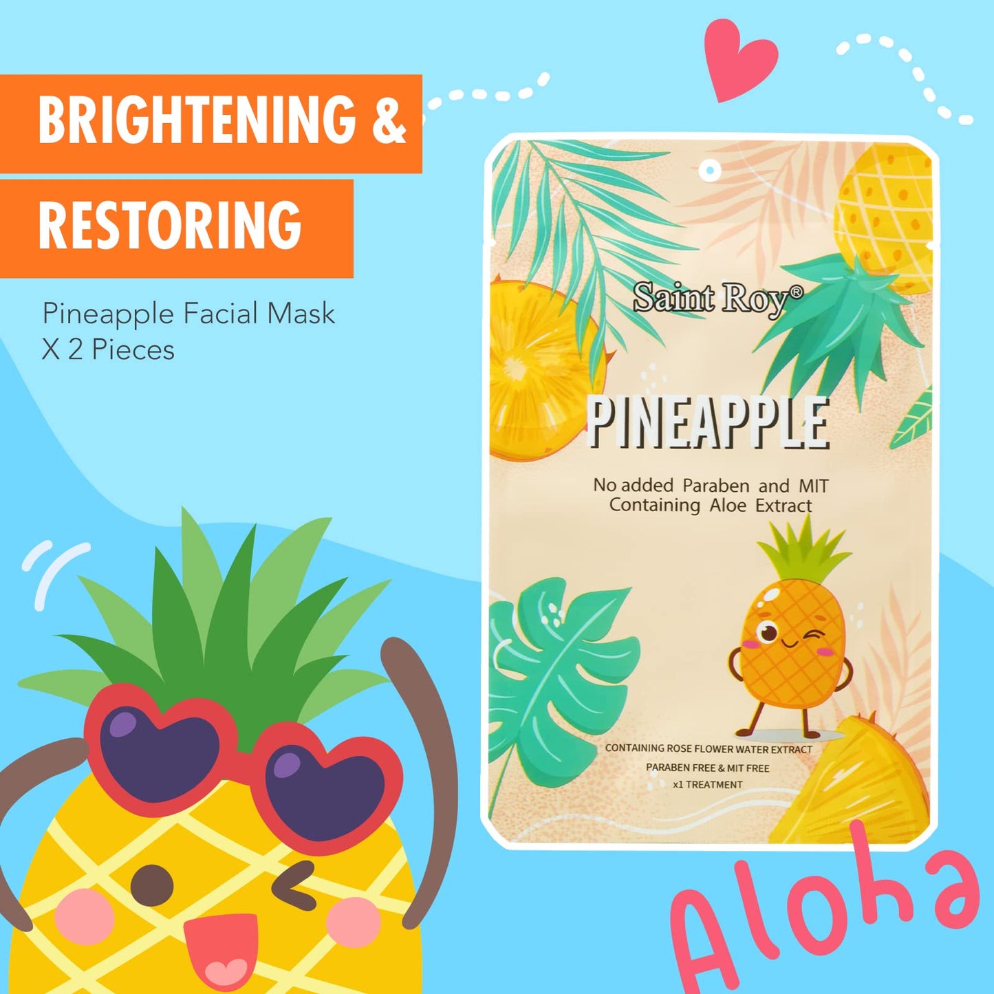 8 Pack Sheet Hydrating Face Masks Skincare for Women, Bulk Fruit Face Mask Skin Care, Facial Masks Set for All Skin Types, Christmas Birthday Gifts, Moisturising Sheet Mask, Soothe Facial Masks