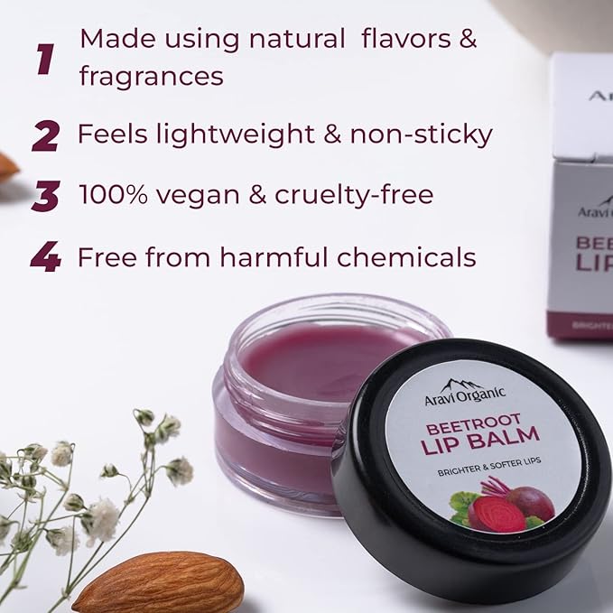 Beetroot Lip Balm For Women &