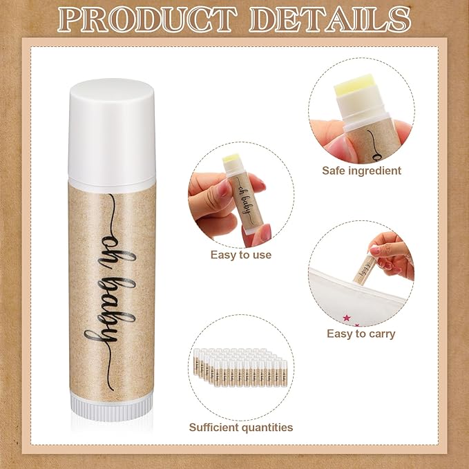80 Pcs Lip Balm Bulk Baby