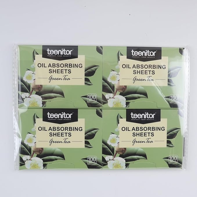 Teenitor Oil Blotting Sheets for Face, 400 Sheets Large 10cmx7cm