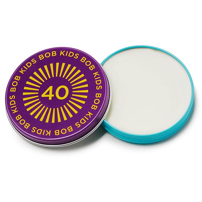 BOB KIDS Balm, SPF 40 Broad Spectrum Mineral Sun Protection, Hydrating, Perfect for Winter and Water Sports, Safe for Sensitive Skin, For All Ages