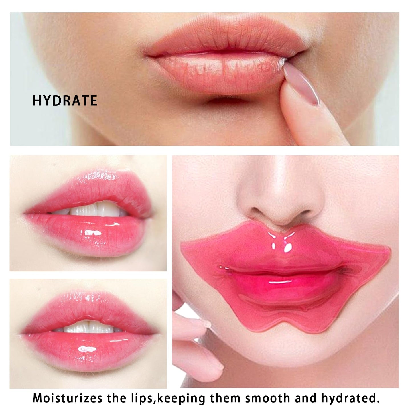 30PCS Lip Masks,Moisturizing Sleeping Lip Mask Sheet,Overnight Lip Masks Bulk,Effectively Nourishing Lip Patches for Spa Daily,Hydrating Lip Care Set for Women and Men