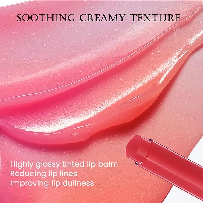 DAGEDA Tinted Lip Balm, Moisturizing Magic Non-Greasy,