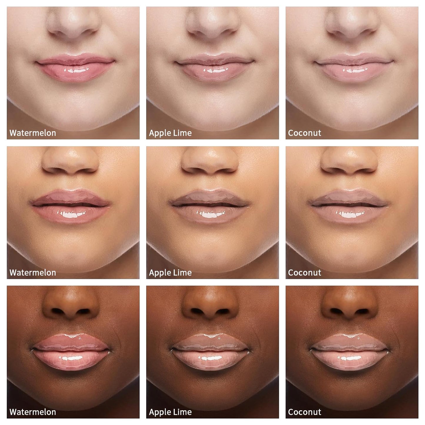 3 Pcs Bee Lip Balm Honey Pot, Coconut Watermelon Apple Lime Lip Mask Overnight, Moisturizing Lip Sleeping Mask, Hydrate Repair Prevent Dry Cracked Lip Exfoliator (Coconut +Watermelon+Apple Lime)