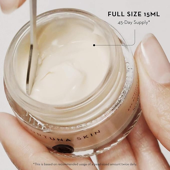 Furtuna Skin Eye Revitalizing Cream - Multi-Corrective, Helps Reduce Dark Circles and Puffiness, Wild Foraged Botanicals, Vegan, Ophthalmologist Tested