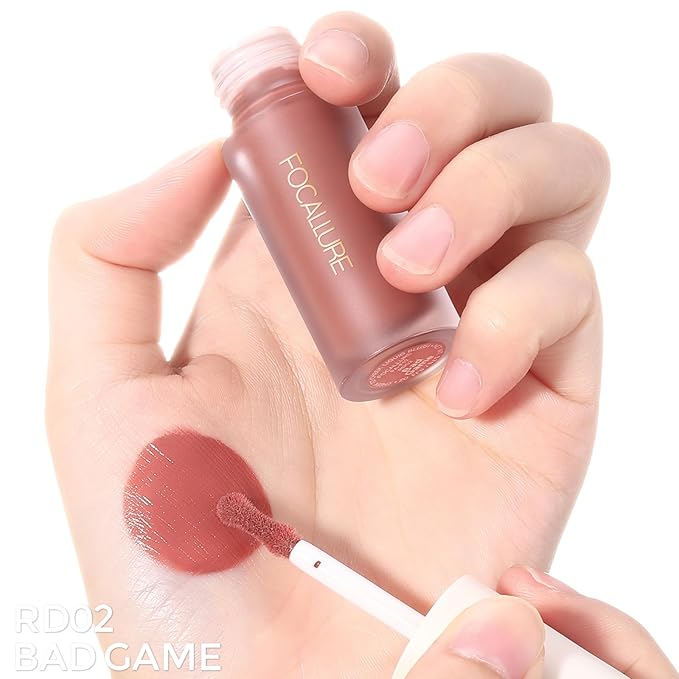 FOCALLURE Silky Cream Liquid Blush,Leaving a Matte Dewy