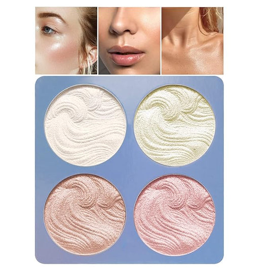 Boobeen Highlighter Makeup Highlighter Palette Powder Shimmer Highlighter