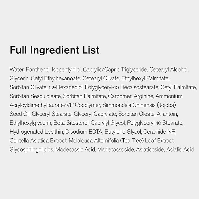 Pure Perfection Cream, Vegan Korean Facial Moisturizer, Barrier Moisturizer Cream with 10% Panthenol, for Dry and Irritated Skin (50ml / 1.69 fl. oz.), Korean Skin Care