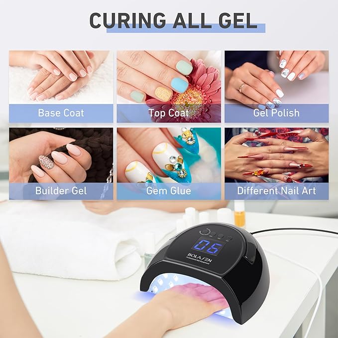 BOLASEN UV Nail Lamp for
